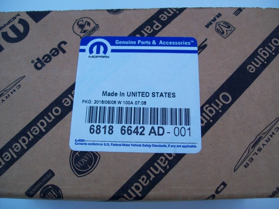 Fits Jeep Compass Airbag ECU Control Unit 68186642AD up to 2014 - Image 4 of 4