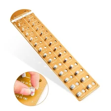 Thread Checker, 28 Nut and Bolt Thread Checker with Screw Bolt Size and Threa...