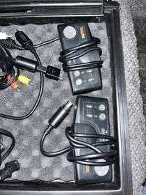 TurboGrafx-16 System Black Console System Bundle Lot Turbo Tap Controllers Case