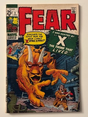 Fear #2,3 & 4 Marvel Comics Bundle 1971 Bronze Age Classic reprints
