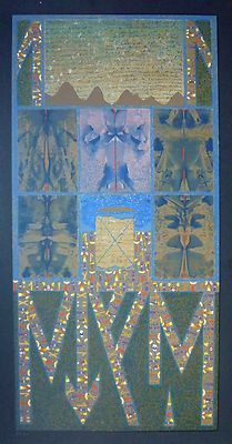 Nino Memo Composition Handsigniert Nummeriert 1997 Original Lithographie Italian