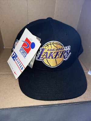 sports specialties lakers キャップ　レイカーズ　NBA Vintage Sports Specialties Los Angeles Lakers Black Dome Logo