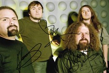 Napalm death autograph signed 20x30 cm picture 