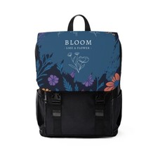 Floral Medley, 'Bloom', Unisex Casual Shoulder Backpack