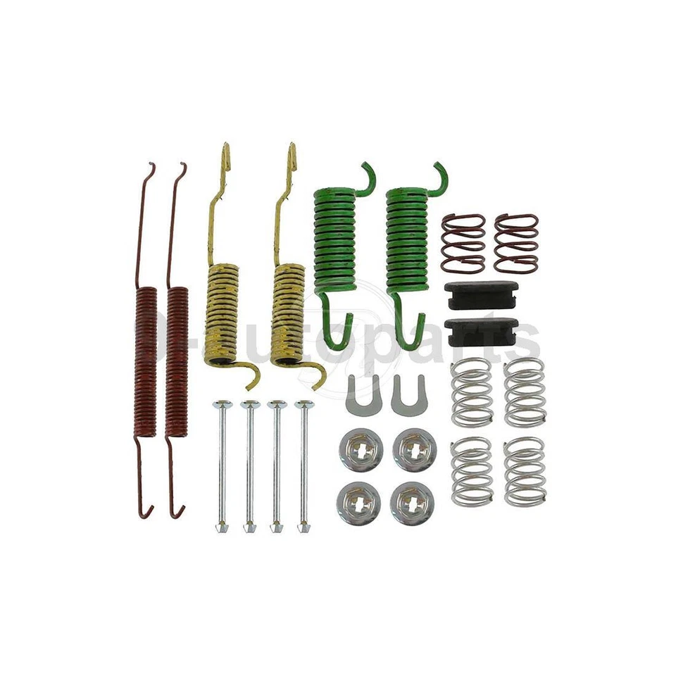 Tambores de freio traseiro 10" e sapatas e kit de ferragens para 1995 1996 1997 Ford Ranger - Imagem 3 de 4