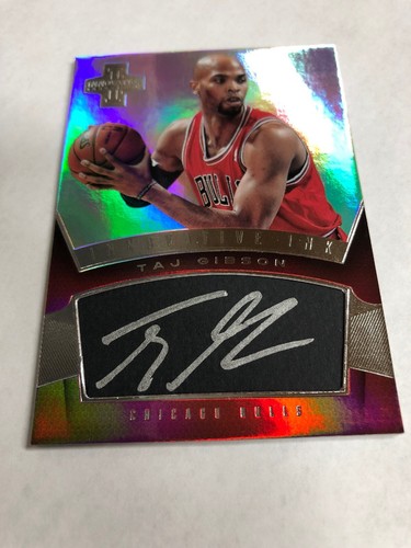 2012-13 Panini Innovation Taj Gibson #24 Innovative Ink Auto On Card - Picture 3 of 3