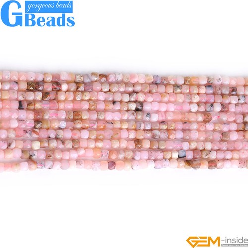 Pequeñas cuentas de piedras preciosas pequeñas con espaciador de cubo natural facetado para hacer joyas 15" 2,5 mm - Imagen 17 de 52
