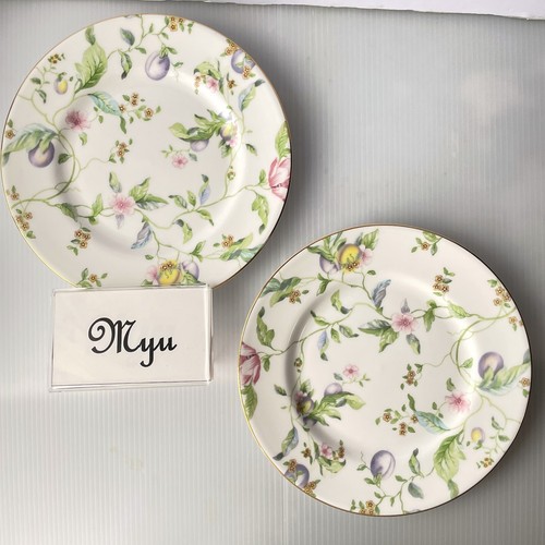 Wedgwood Sweet Plum Trio Set New in Box Cup & Saucer Plate Pair Set 6 pcs - Picture 13 of 16