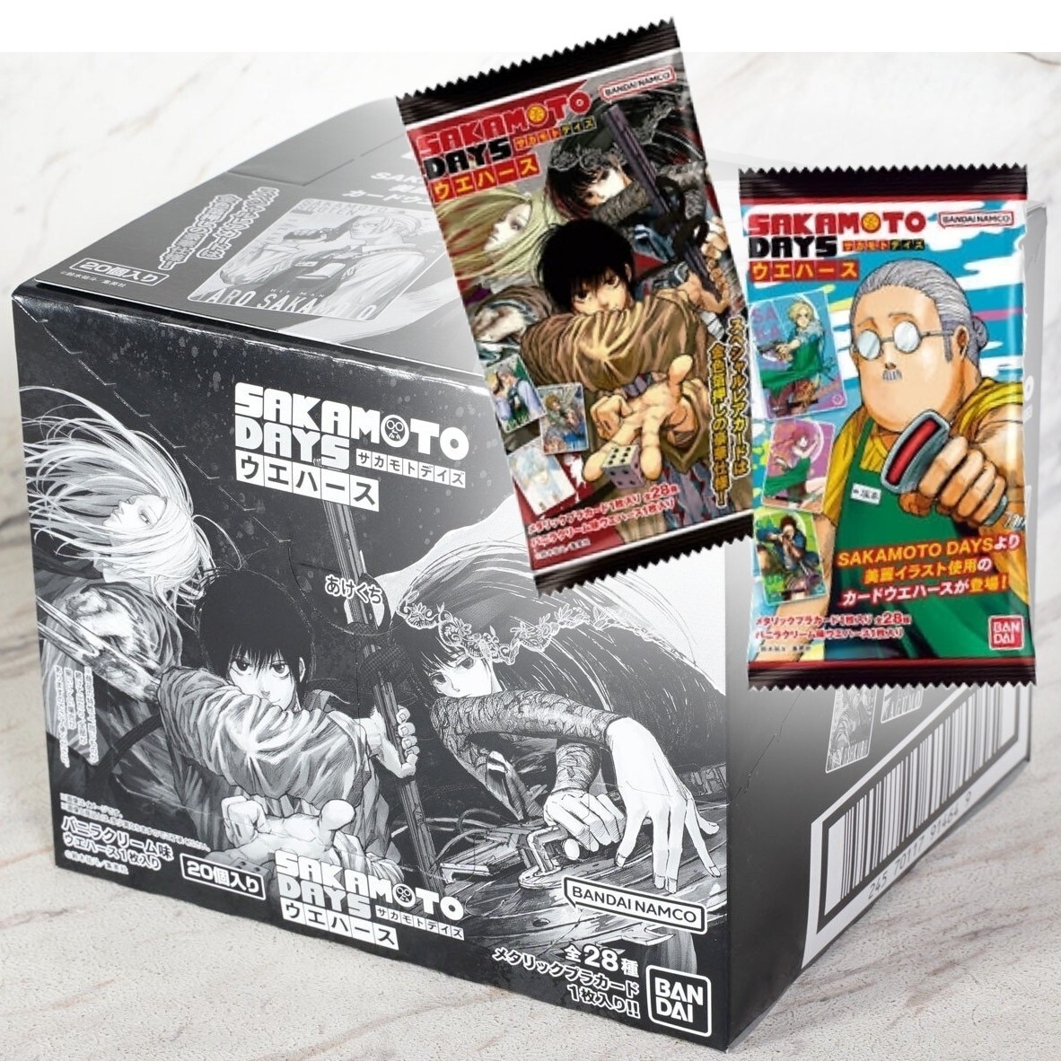 SAKAMOTO DAYS Wafer card 1 Box 20 Pieces Packs BANDAI Japan