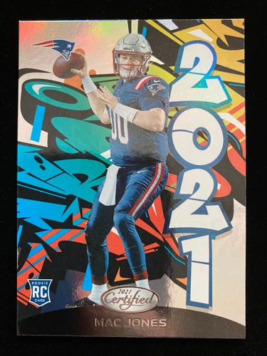 2021 Panini Certified MAC JONES Rookie GRAFFITI #2021-20 Jaguars RC SP QUANTITY