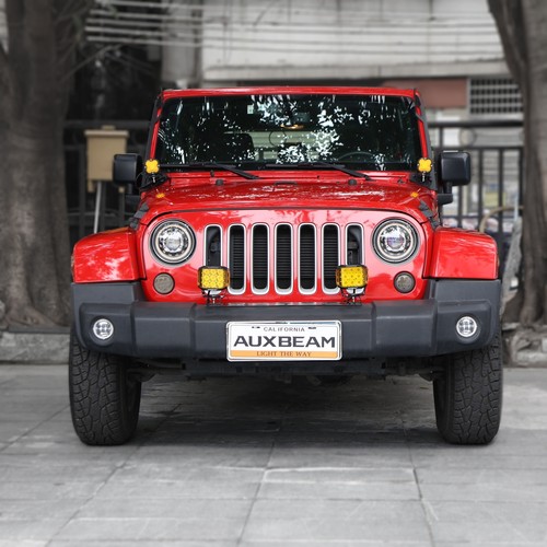 Auxbeam 3" LED Pods Spot Flood Ditch Light For Jeep Wrangler Ford Truck Pickup - Picture 2 of 12