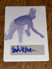 LUKE HOLMAN 2020 Leaf Perfect Game MAGENTA PRINT PLATE AUTO #1/1 LSU TIGERS REDS