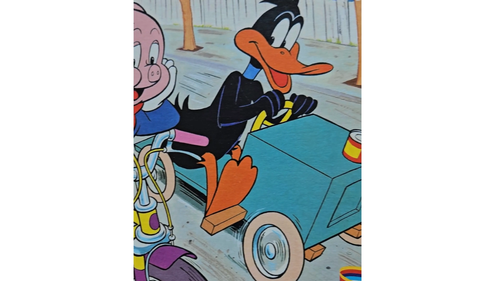 Vintage 70's Porky Pig Daffy Duck Jigsaw Puzzle Schmidt 126 Pieces Looney Tunes - Video 1 of 1