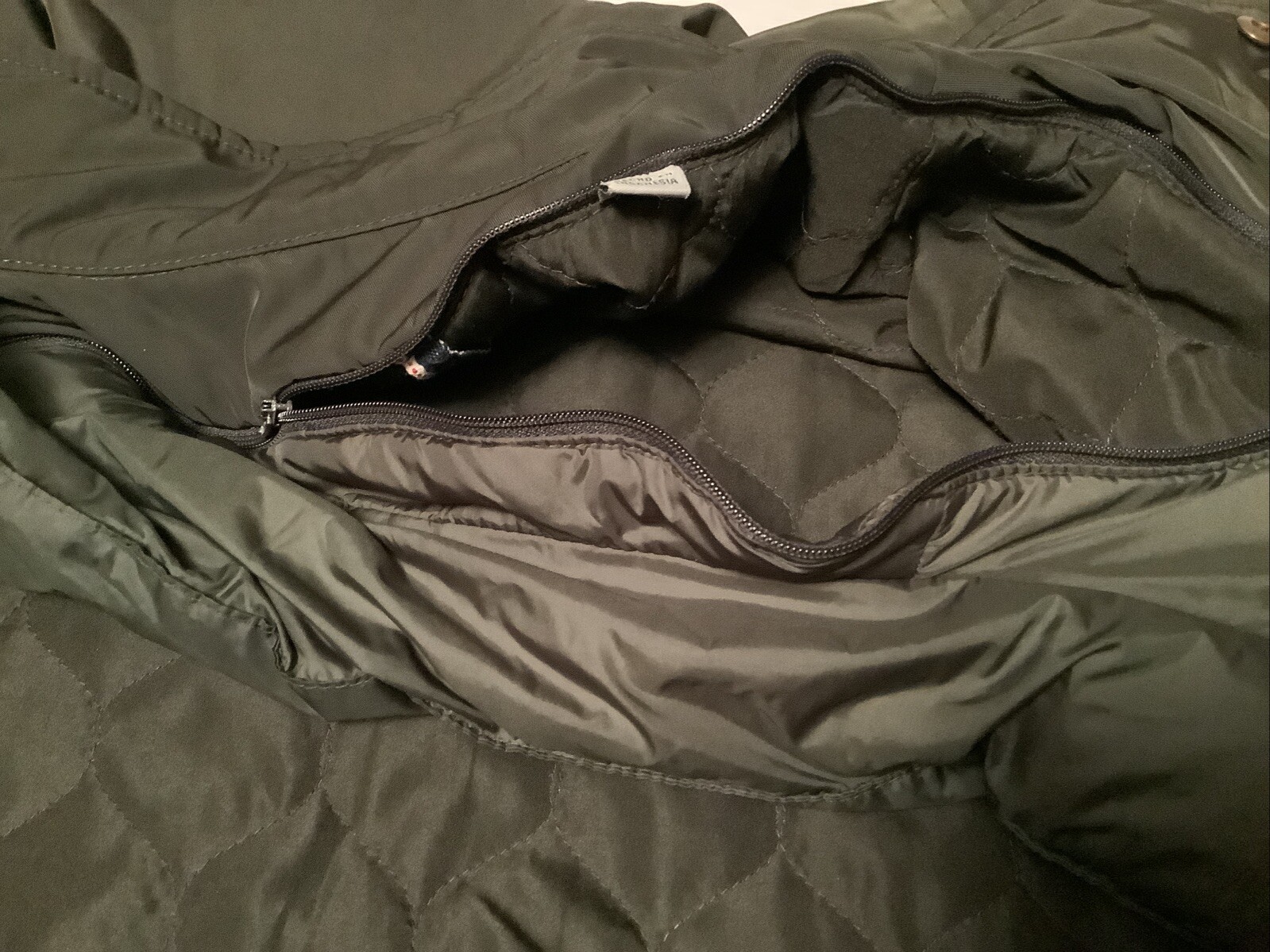 Levi's Women M Lightweight Cargo JacketForest Gre… - image 9