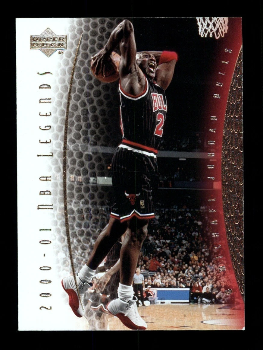 2000 01 UPPER DECK 1 MICHAEL JORDAN LEGENDS CHICAGO BULLS HOF