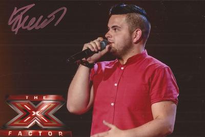 X FACTOR * PAUL AKISTER SIGNED 6x4 LIVE PHOTO+COA