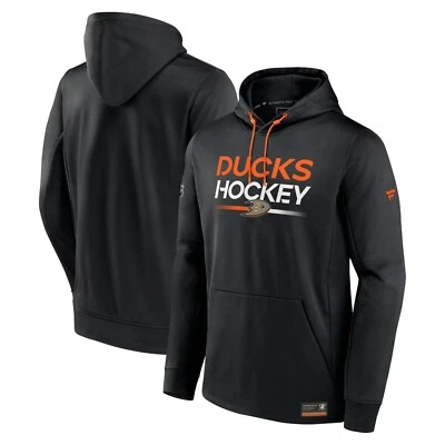 FANATICS NHL Anaheim Ducks Hoody Poly Fleece POH Authentic Performance hooded Sweater