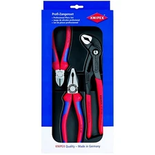 Knipex 3pc BestSeller Pliers Set - (03 02 180+70 02 160+87 01 250) 00 20 09 V01