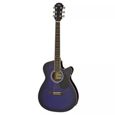 Aria Acoustic Guitar C/e Blue Shade