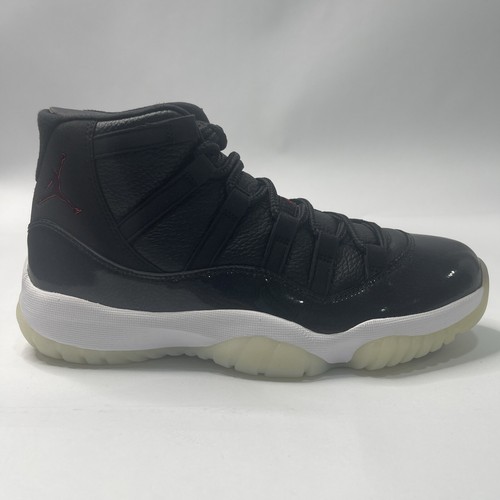Air Jordan 11 Retro Black Gym Red-White-Anthracite Men Shoes Size 8.5 378037-002