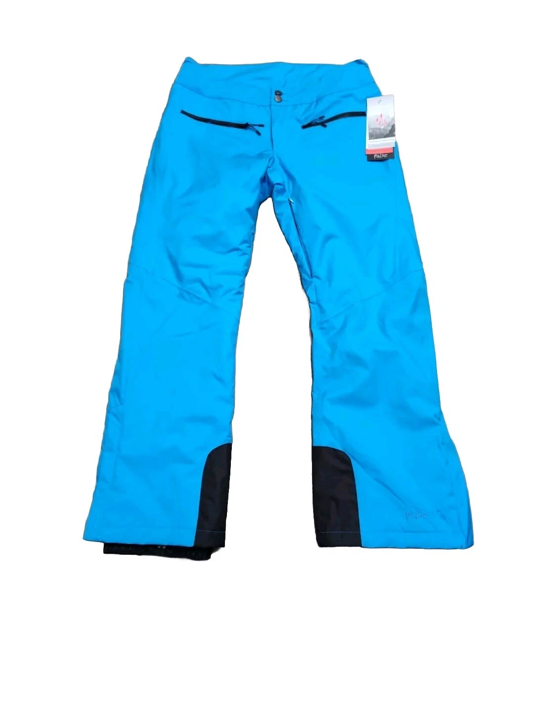 Women's Pulse Insulated Relaxed Fit Snowboard Ski Pants Blue Large