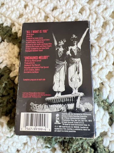 U2 All I Want Is You Cassette Tape Single - Picture 2 of 2