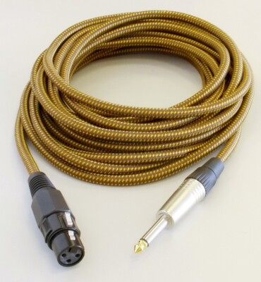 TAD Kabel für Hohner Harp Blaster HB52 Bullet Mic, Vintage Tweed