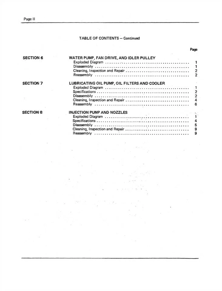 1983 1984 1985 1986 1987 Ford 6.9L Diesel Engine Shop Service Repair Manual Book - Image 3 of 4
