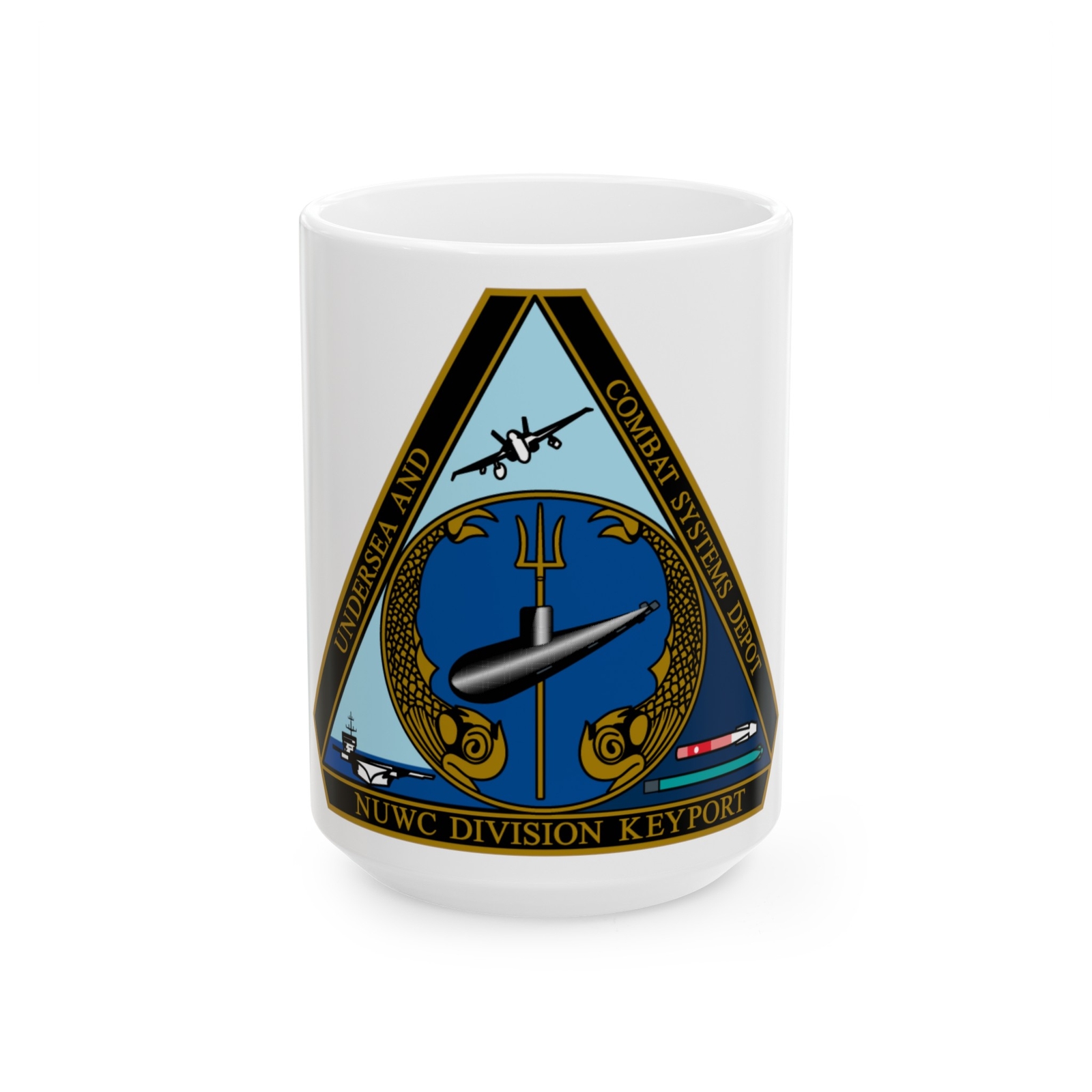 NUWC Division Keyport Naval Undersea Warfare Center (U.S. Navy) White Coffee Mug