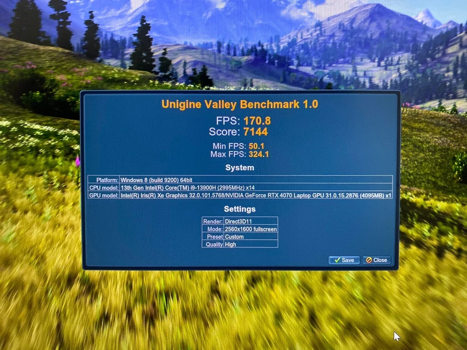 ORIGIN Laptop EON16-S 16” QHD+ 240 Hz i9-13900H 32GB RAM 1TB SSD RTX 4070 - Image 4 of 4