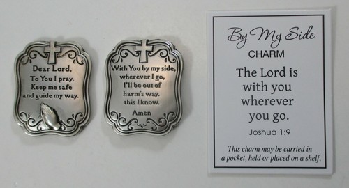 F1 Dear Lord to you I pray keep me safe guide BY MY SIDE pocket token charm