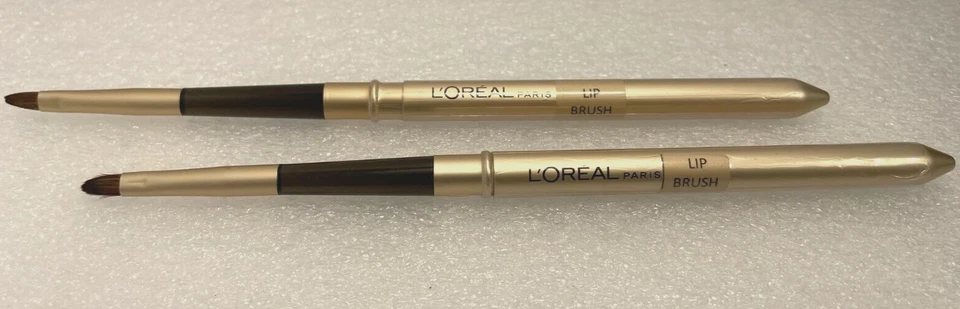 Nuevo (4) Pincel de labios L'OREAL Makeup Artiste 100 % natural **LEER POR FAVOR SE VENDE COMO ESTÁ Foto 3 de 4