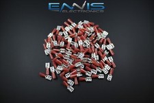 18-22 GAUGE 25 PK NYLON QUICK DISCONNECT FEMALE .250 CONNECTOR CRIMP TERMINAL