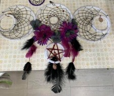 DREAMCATCHER - triple white black and purple