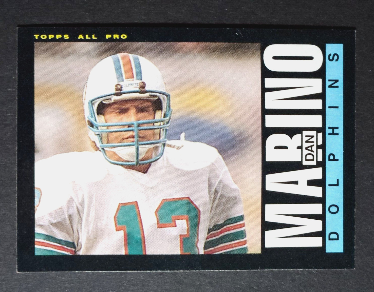 1985 TOPPS FOOTBALL #314 DAN MARINO *A* MIAMI DOLPHINS *NRMT* *HOF*