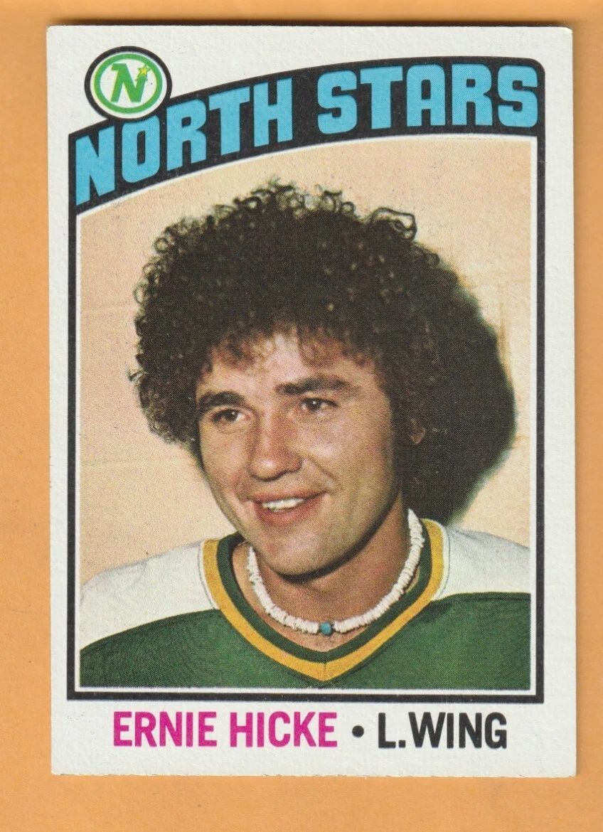 Ernie Hicke Minnesota North Stars 1976-77 Topps #87