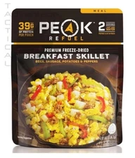 Peak Refuel Breakfast Skillet Freeze-Dried Hiking, Backpacking Meal- EXP 02/2029