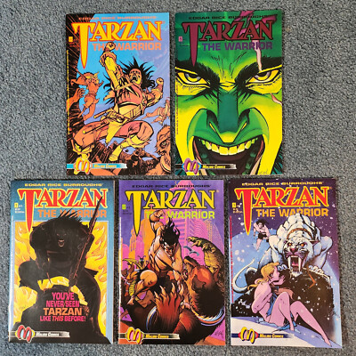 Tarzan the Warrior #1-5 Complete Set Malibu Comics 1992 VF+ to NM | eBay