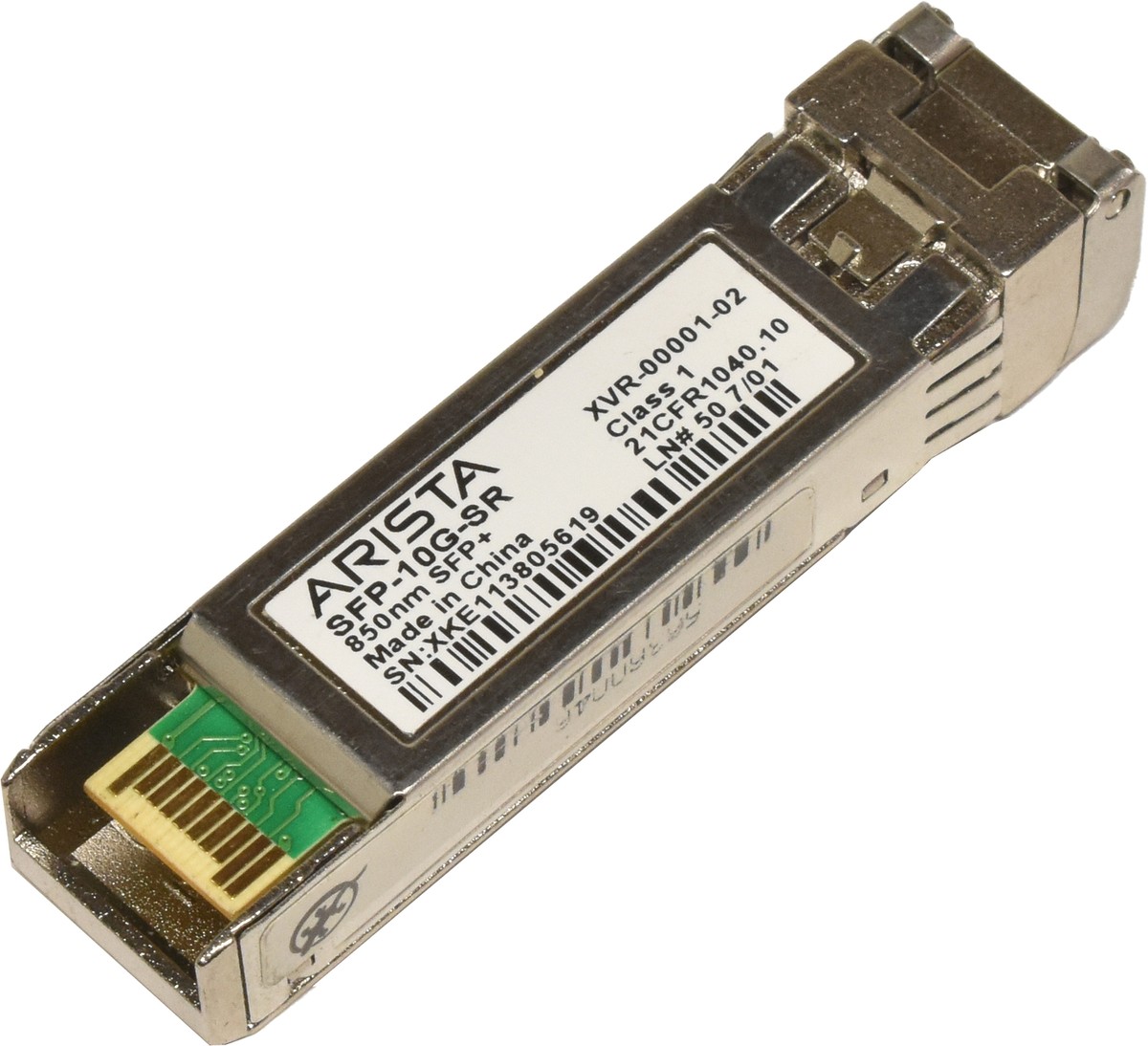 X2 10 GB Sr 10x Arista 10G SFP+ Transceivers - SFP-10G-SR 850nm
