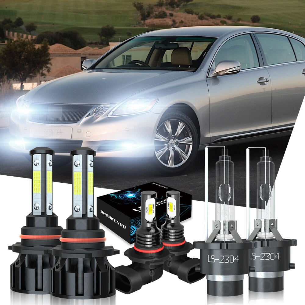 For Lexus GS350 2007-2011 LED HID Headlight High&Low Beam + Fog Light Bulbs
Opens in a new window or