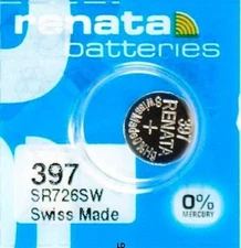 397 RENATA SR726SW D397 Watch Battery Free Shipping Authorized Seller
