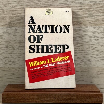 A Nation Of Sheep William J Lederer 1962 Crest Vintage Paperback