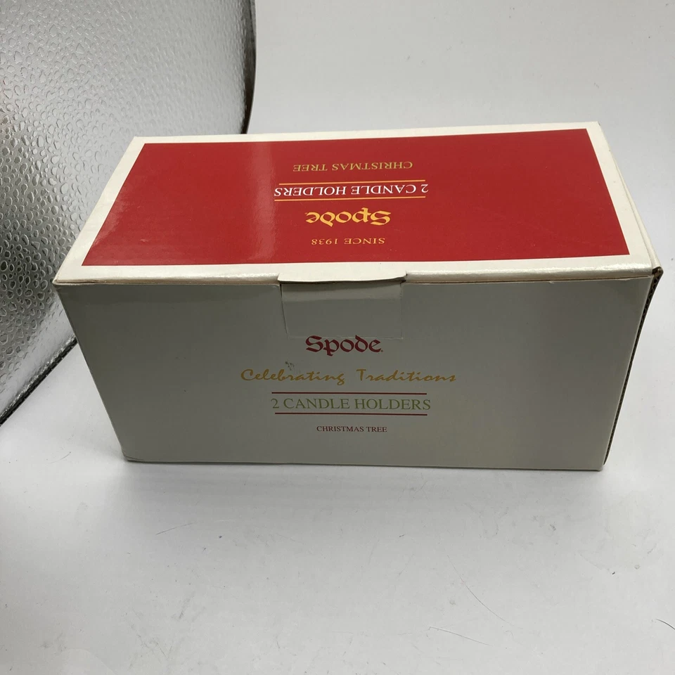 spode candle holders (2) - Image 2 of 4