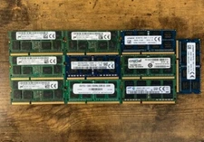 [ BULK LOT OF 20 ] 8GB DDR3 LAPTOP RAM SAMSUNG, HYNIX, etc.