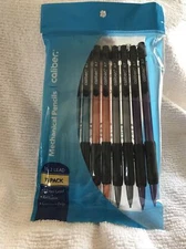 Caliber Mechanical Pencils 10 Pack-0.7mm #2 Lead-Refillable-Comfort Grip