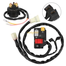 Handlebar Switch & Starter Relay for Honda Sportrax 400 TRX400EX 2x4 1999-2004