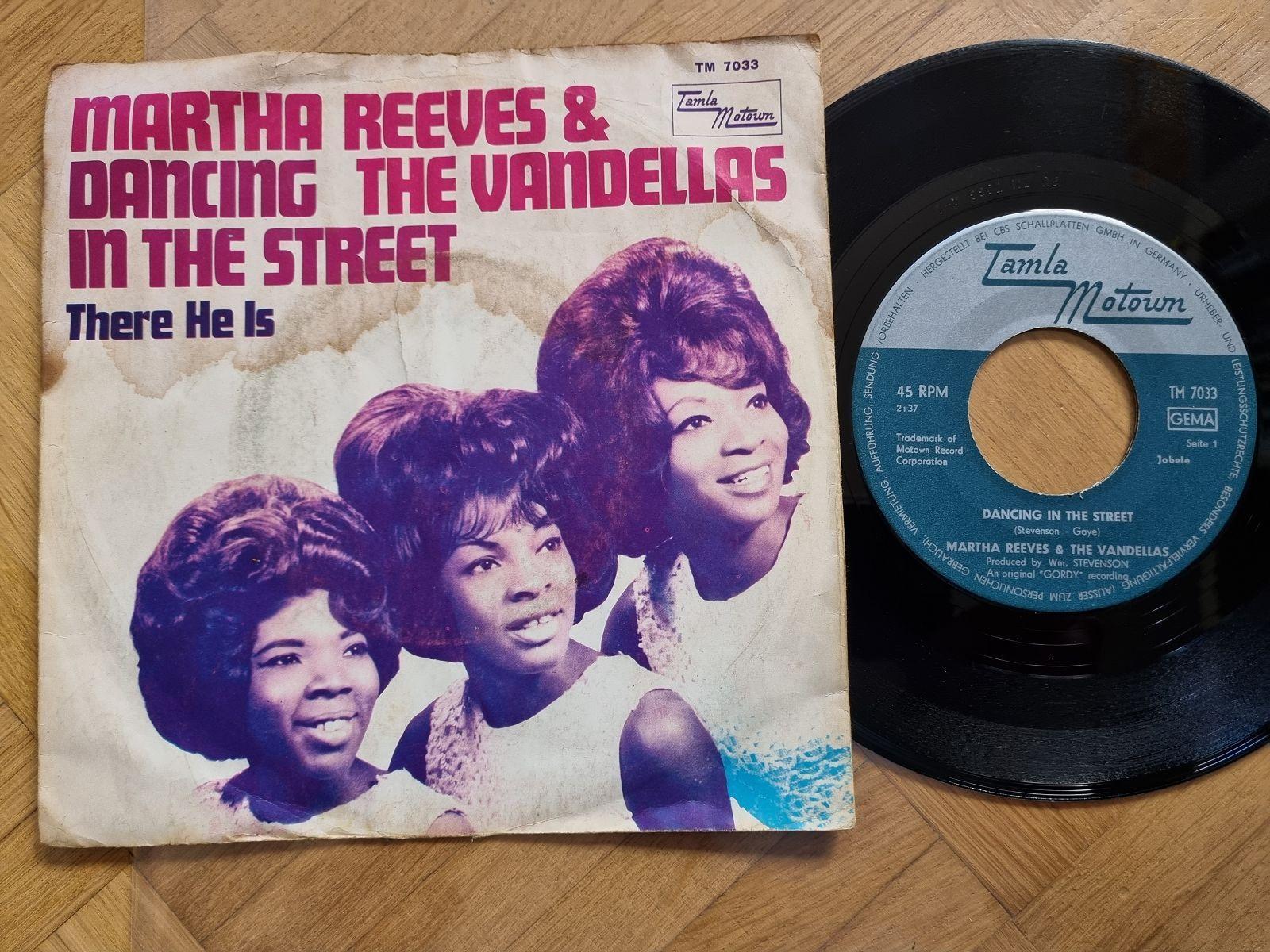 7"" Single Martha Reeves & the Vandellas - Dancing in the street Vinyl Germany