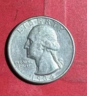 1934 US Washington SILVER Quarter! AU! Old US Coin!