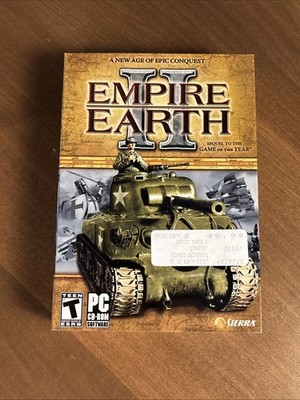 Empire Earth II Game Complete with 2 discs Box And Manual inserts for PC CD-Rom