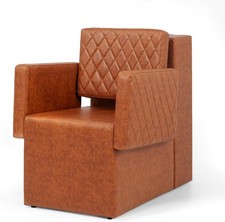 Dryer Chairs for Salon, Professional Hair Dryer Chair Fit for Hooded Dryer Brown